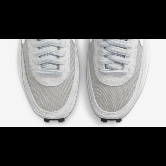 🎉Nike x Sacai x Fragment LDWaffle Sneaker Ltd Ed. Grey/White Men 9/Women 10.5 - Picture 12 of 16
